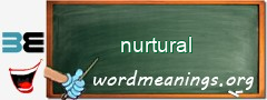WordMeaning blackboard for nurtural